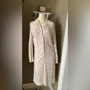 Nelly Don 1960's Vintage Lace Women’s Dress Size M long sleeves